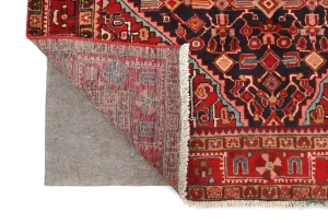 Vintage Plum Floral Tribal 4'5X7'6 Hossainabad Persian Rug