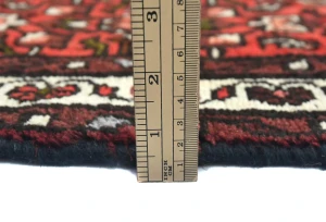 Vintage Red Floral Tribal 2'4X13'5 Hamedan Persian Runner Rug
