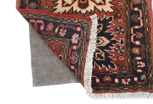 Vintage Red Tribal 2'2X10'5 Heriz Persian Runner Rug