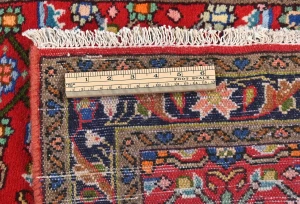 Vintage Red Tribal 2'4X6'3 Hamedan Persian Runner Rug