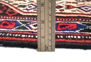 Vintage Red Tribal 2'6X3'7 Bidjar Persian Rug
