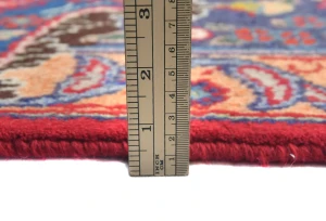 Vintage Red Pictorial Traditional 10X13 Kashmar Persian Rug