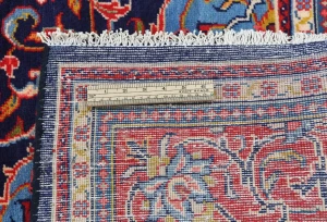 Vintage  Purple-navy Floral Traditional 7X10 Mahal Persian Rug