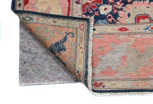 Dark Navy Floral Modern 5X7 Kazak Pakistan Rug