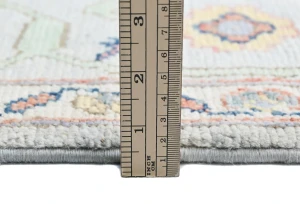 Gray Floral Modern 5X7 Kazak Pakistan Rug