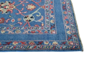 Blue Floral Modern 3X5 Kazak Osuhak Pakistan Rug