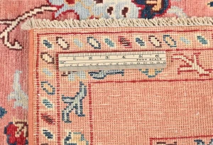 Coral Floral Modern 4X6 Kazak Oushak Oriental Rug