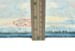 Muted  light blue Floral Transitional 8X10 Oushak Oriental Rug