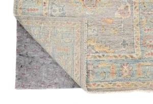 Muted Colors Floral 3X10 Oushak Oriental Runner Rug