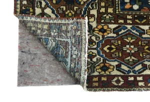 Semi Antique Beige Floral 12X15 Vintage Oriental Rug