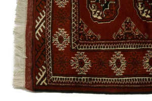 Red Tribal 3'5X5 Turkoman Persian Rug