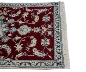 Red Traditional 3X5 Nain Kashmar Persian Rug