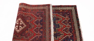 Vintage Red Tribal 3X6 Sirjan Shahrbabak Persian Rug