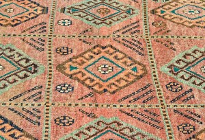 Antique Muted Tribal 5X9 Distressed Vintage Oriental Runner Rug