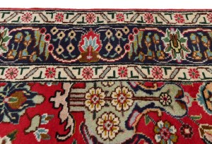 Vintage Red Traditional 3X16 Tabriz Persian Runner Rug