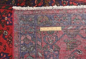 Vintage Red Tribal 3'2X10'7 Hamedan Persian Runner Rug