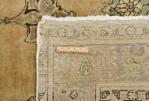 Semi Antique Muted Floral 7X10 Distressed Vintage Oriental Rug