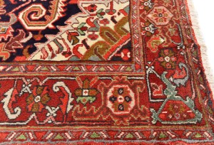 Vintage Traditional Geometric 7X10 Heriz Persian Rug