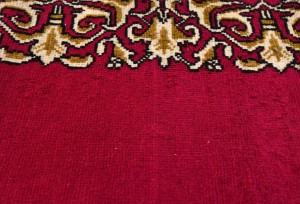 Vintage Fuchsia Rose Classic 3X20 Tabriz Persian Runner Rug