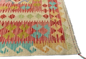 Multicolored Geometric Reversible 12X16 Kilim Oriental Rug