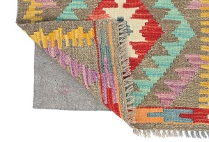 Multicolored Geometric Reversible 2X3 Kilim Oriental Rug