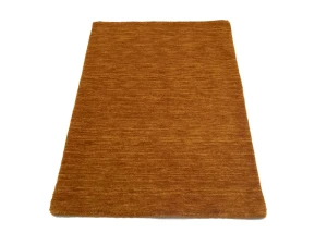 Orange 2X3 Solid Gabbeh Modern Oriental Rug
