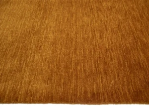Orange 2X3 Solid Gabbeh Modern Oriental Rug