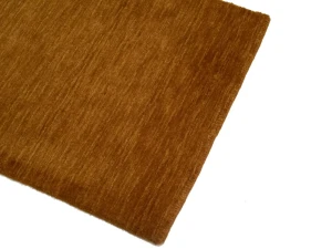 Orange 2X3 Solid Gabbeh Modern Oriental Rug