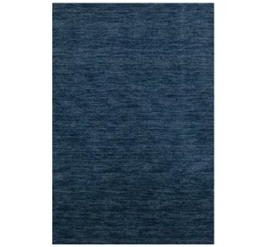 Steel Blue 2X3 Solid Gabbeh Modern Oriental Rug