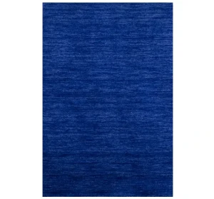 Royal Blue 2X3 Solid Gabbeh Modern Oriental Rug