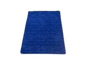 Royal Blue 2X3 Solid Gabbeh Modern Oriental Rug