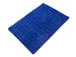 Royal Blue 2X3 Solid Gabbeh Modern Oriental Rug