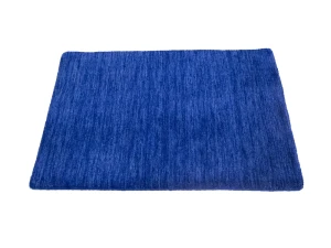Royal Blue 2X3 Solid Gabbeh Modern Oriental Rug