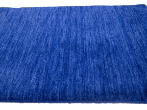 Royal Blue 2X3 Solid Gabbeh Modern Oriental Rug