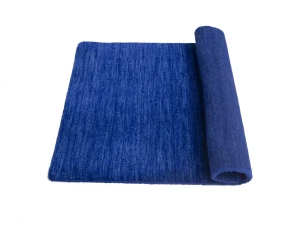 Royal Blue 2X3 Solid Gabbeh Modern Oriental Rug