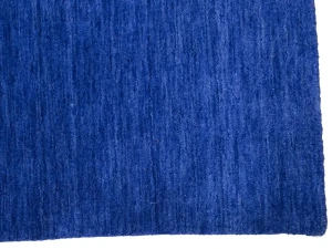 Royal Blue Solid Modern 4X6 Gabbeh Oriental Rug