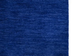 Solid Royal Blue Modern 3X8 Gabbeh Oriental Runner Rug