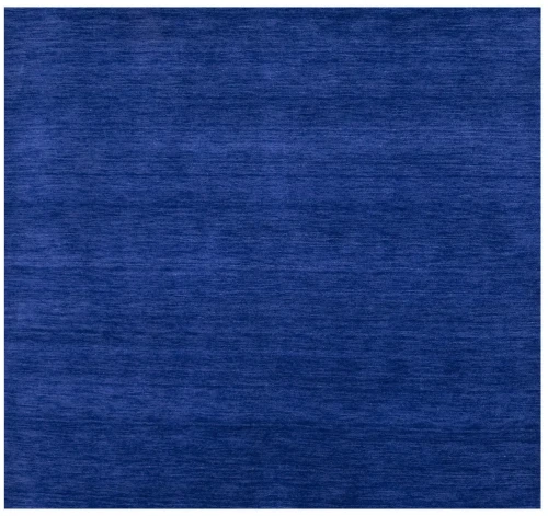 Solid Royal Blue Modern 6X6 Gabbeh Oriental Square Rug