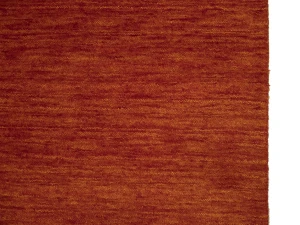 Orange Red Modern Solid 3X10 Gabbeh Oriental Runner Rug