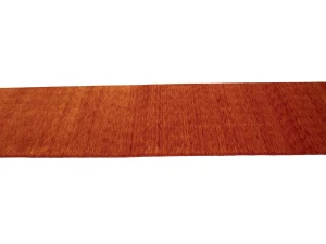 Orange Red Modern Solid 3X12 Gabbeh Oriental Runner Rug