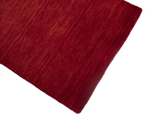 Red 2x3 Solid Tribal Gabbeh Modern Oriental Rug