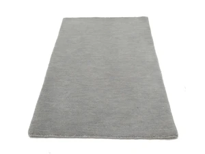 Gray 2X3 Tribal Solid Gabbeh Modern Oriental Rug