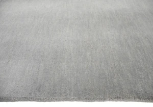 Gray 2X3 Tribal Solid Gabbeh Modern Oriental Rug