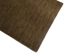Brown Solid Gabbeh Modern Rug 2X3