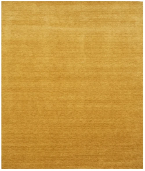 Golden Peach Modern Solid 8X10 Gabbeh Oriental Rug