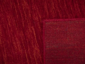 Red Modern Solid 8X8 Gabbeh Oriental Square Rug