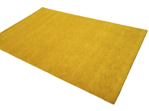 Marigold Modern Solid 5X8 Gabbeh Oriental Rug