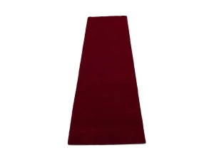 Red Modern Solid 3X10 Gabbeh Oriental Runner Rug