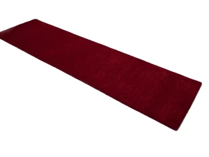 Red Modern Solid 3X10 Gabbeh Oriental Runner Rug