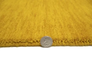 Marigold 2X3 Solid Gabbeh Modern Oriental Rug